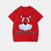 Plus Size Red Overbearing T-Shirt